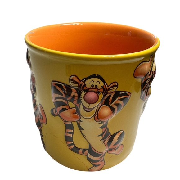 Disney Store Tigger Mug Winnie The Pooh Yellow Orange Cup - Picture 4 of 11